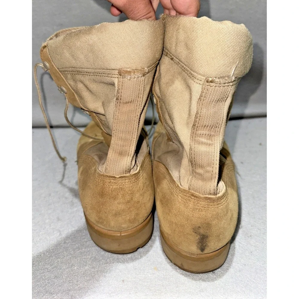 Vibram Gortex Beige Military US Army‎ Flight Combat Boots Mens Size  Unk